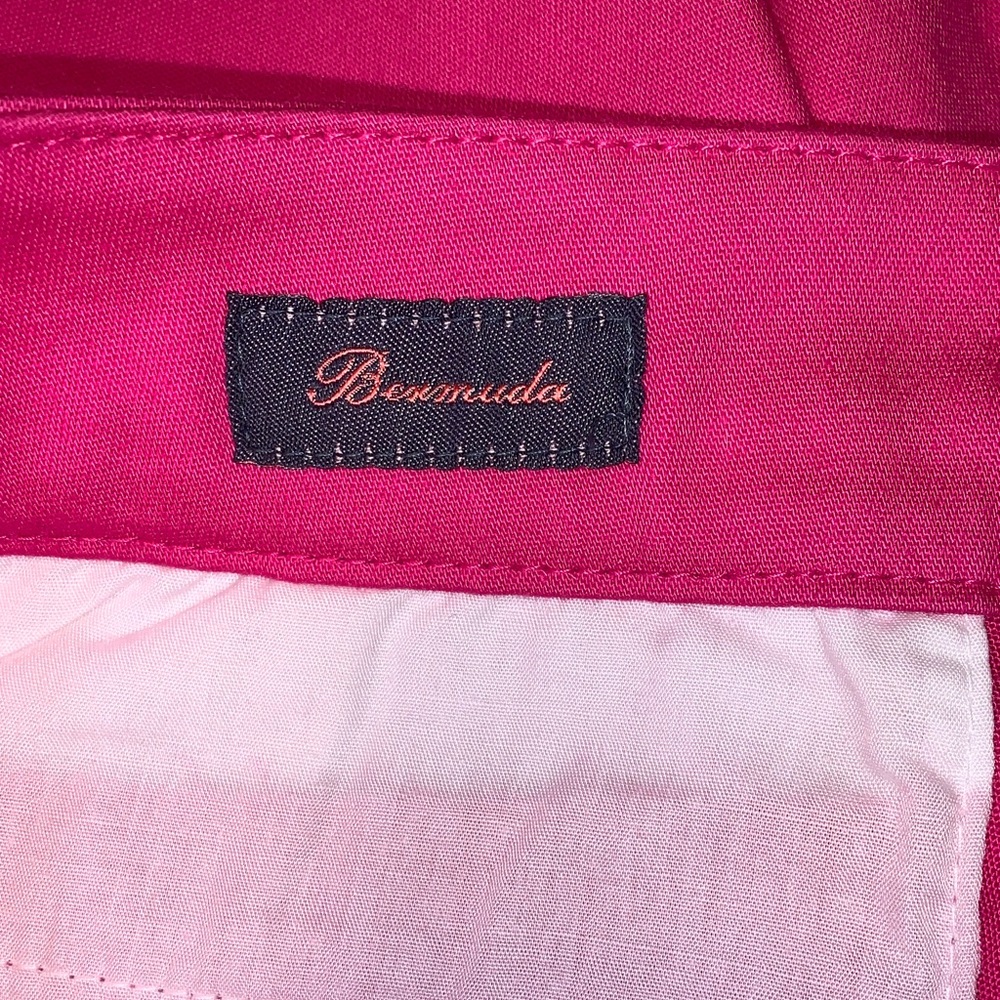 St. John’s Bay Secretly Slender Raspberry Rose Bermuda Shorts - Picture 4 of 10